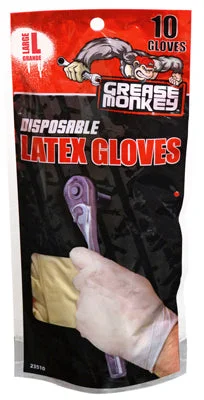 motocross gloves -  Latex Gloves, Disposable, L, 10-Ct. (Pack of 6)