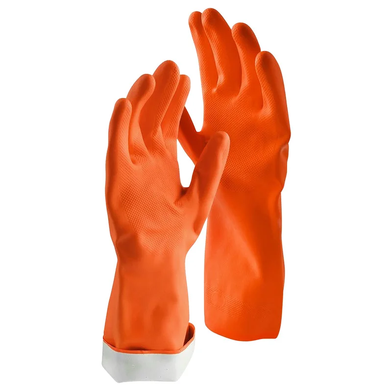 sensitive touch gloves -  Libman 1323 Small Orange Premium Latex Gloves