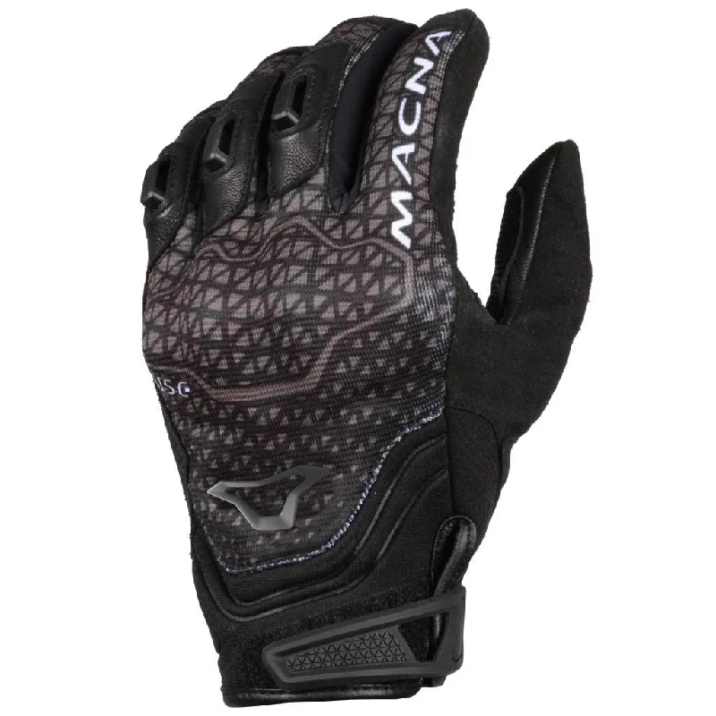 plush lined gloves -  Macna - Assault Black/Grey Gloves