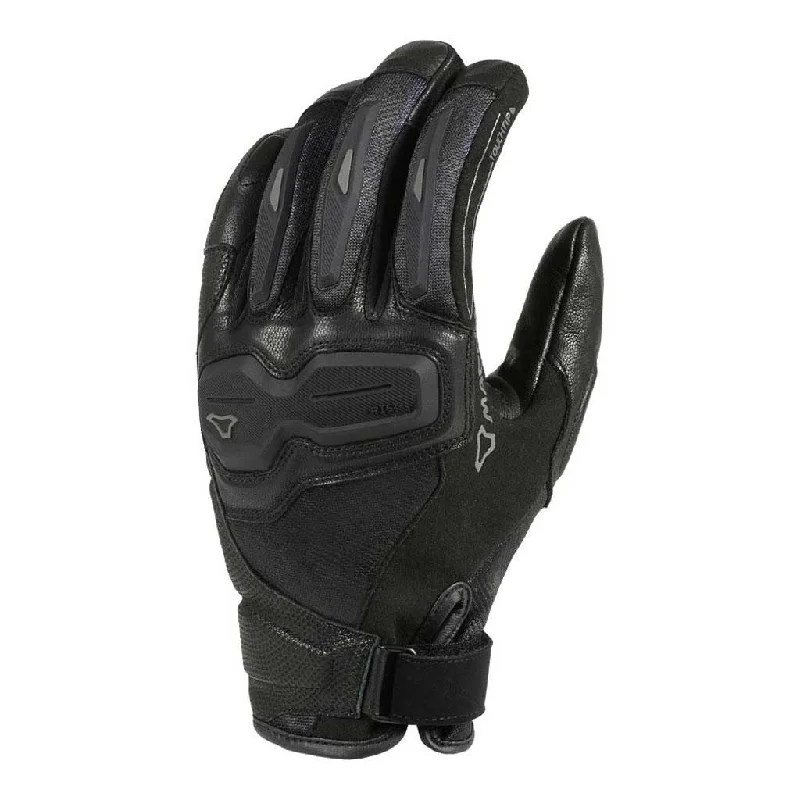 road bike gloves -  Macna - Haros Black Gloves