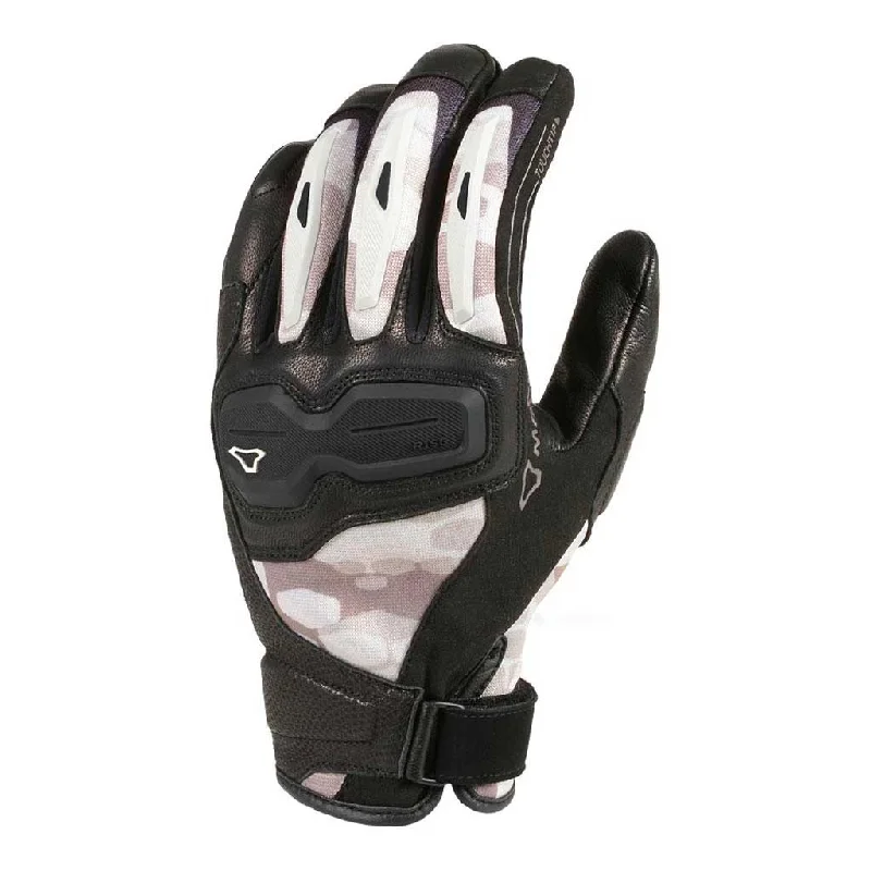 soft cotton gloves -  Macna - Haros Black/Grey/Camo Gloves