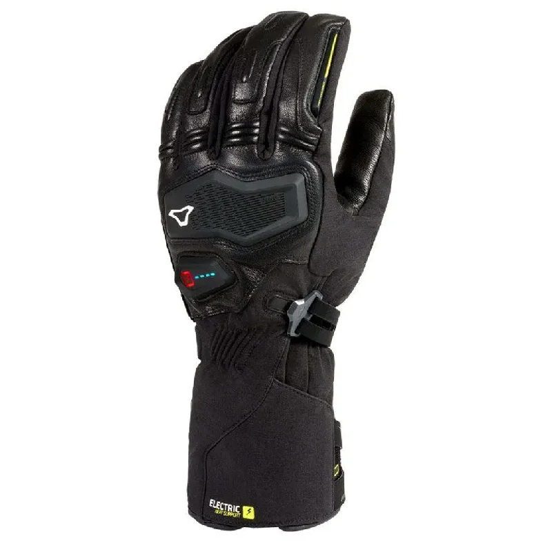 durable ski gloves -  Macna - Ion RTX Heated Black Gloves