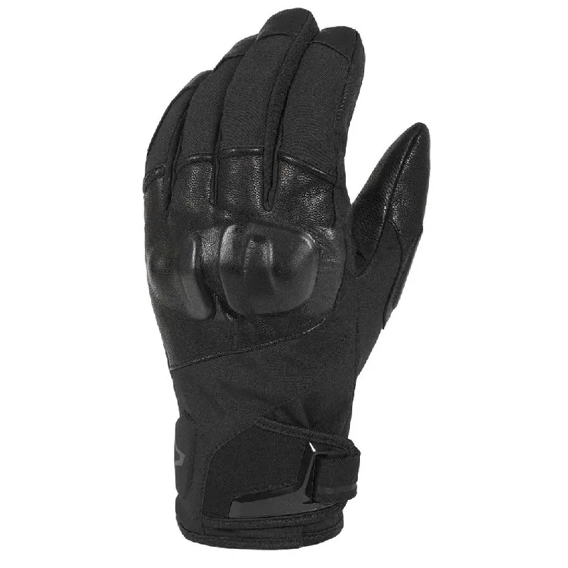 ribbed knit gloves -  Macna - Task RTX Winter Black Gloves