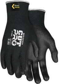 durable lined gloves -  MCR Safety Medium Cut Pro® 13 Gauge DuPont™ Kevlar® Cut Resistant Gloves With Nitrile Coated Palm And Fingertips