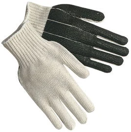 premium gloves -  Memphis Glove Large MCR Safety® 7 Gauge PVC Palm Coated Work Gloves With Cotton And Polyester Liner And Knit Wrist