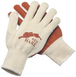 lightweight gym gloves -  Memphis Glove Large Red Hare® 10 Gauge Nitrile Palm Dipped Coated Work Gloves With Cotton Liner And Knit Wrist