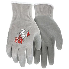 textured grip gloves -  Memphis Glove X-Large NXG 10 Gauge Latex Palm And Fingertips Dipped Coated Work Gloves With Cotton/Polyester Liner And Knit Wrist