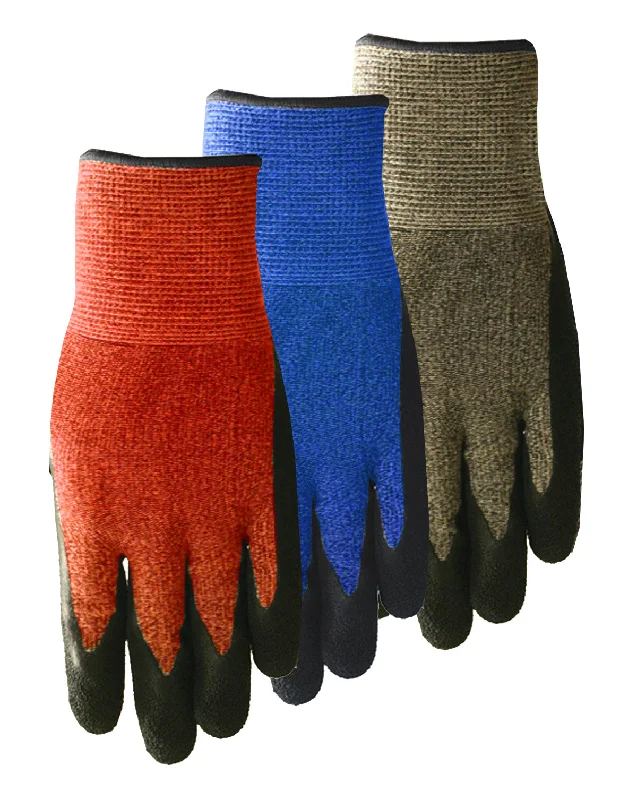 youth sports gloves -  Midwest 63 Spandex Liner With Rubber Coating Gloves (One Dozen)