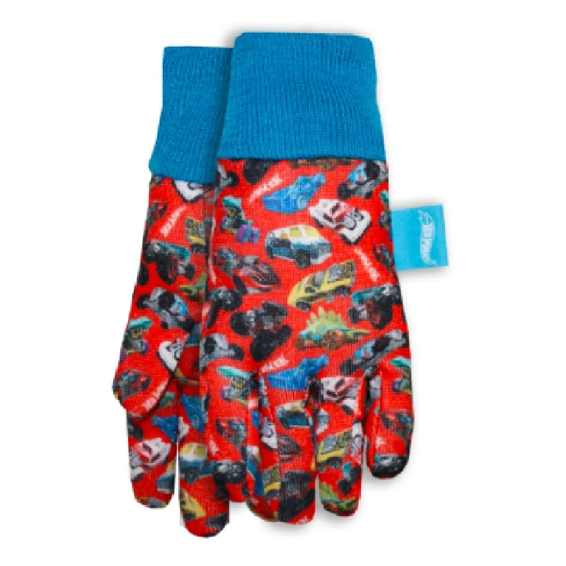 winter sports gloves -  Midwest HW102TK0 The Hot Wheels Jersey Gloves For Toddlers (6 Pairs)