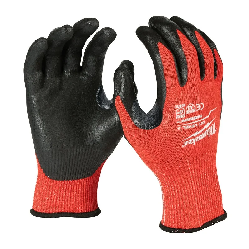 anti-slip cycling gloves -  Milwaukee  48-22-8931 Cut 3 Dipped Gloves - M