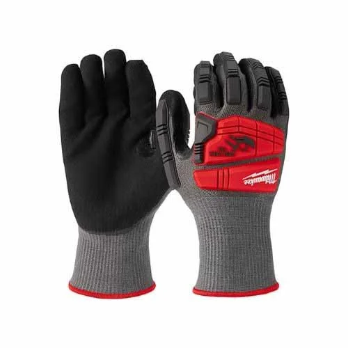 safe gloves -  Milwaukee  48-22-8983 Impact Cut Level 5 Nitrile Gloves - XL