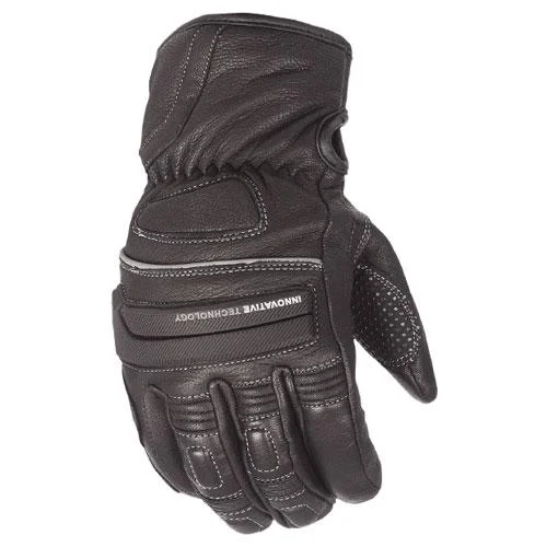 fuzzy gloves -  Moto Dry - Urban Dry Leather Winter Gloves