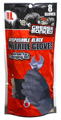 dirt bike gloves -  Nitrile Gloves, Disposable, L, 8-Ct. (Pack of 6)