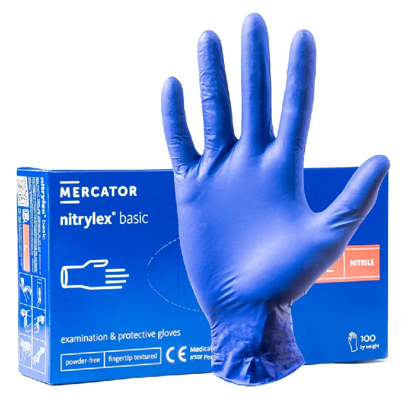 heavy duty work gloves -  Blue Nitrile Gloves Powder Free / All Sizes Available