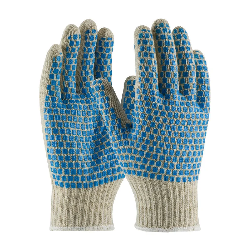 indoor game gloves -  PIP Industrial Products 36-110BB/L PVC Blue Brick Pattern 2 SD Glove Large