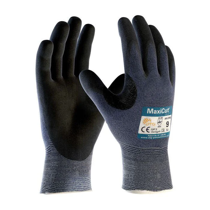 dirt resistant gloves -  PIP Industrial Products 44-3745/M Maxicut 5 Ultra Medium