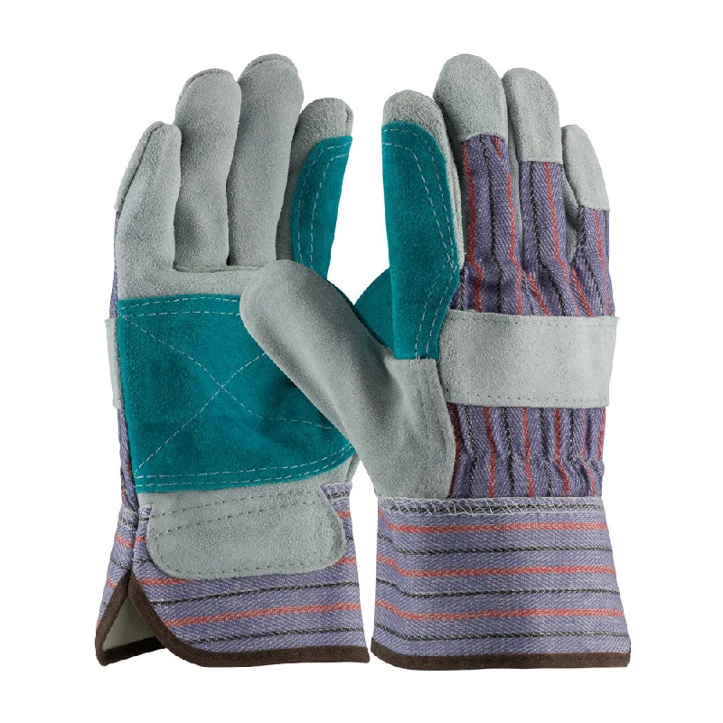 affordable winter gloves -  PIP Industrial Products 84-7533J B/C Grade Leather Double Palm, Jointed Inner Palm, Large