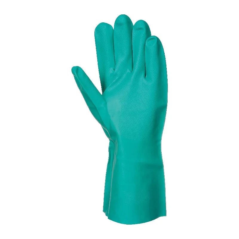 timeless gloves -  Portwest A810 Nitrosafe Chemical Gauntlet - Green