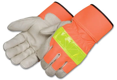 printed leather gloves -  Premium Grain Pigskin Leather Palm - Dozen