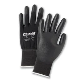 elegant gloves -  Protective Industrial Products Large PosiGrip® 13 Gauge Polyurethane Palm And Finger Coated Work Gloves With Nylon Liner And Rib Knit Cuff