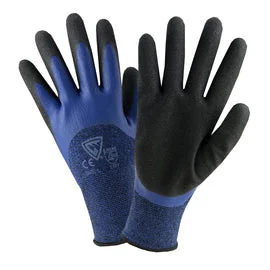 road bike gloves -  Protective Industrial Products Medium 13 Gauge Latex Palm And Finger Coated Work Gloves With Polyester Liner And Rib Knit Cuff