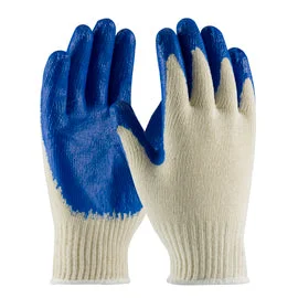 fashion winter gloves -  Protective Industrial Products Small 7 Gauge Nitrile Palm And Finger Coated Work Gloves With Cotton/Polyester Liner And Continuous Knit Wrist