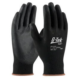 luxury winter gloves -  Protective Industrial Products Small G-Tek® GP™ 13 Gauge Nitrile Palm And Finger Coated Work Gloves With Nylon Liner And Continuous Knit Wrist