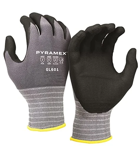 soft wool gloves -  Pyramex General Purpose Micro-Foam Nitrile Gloves (1-Pair/Size Large)