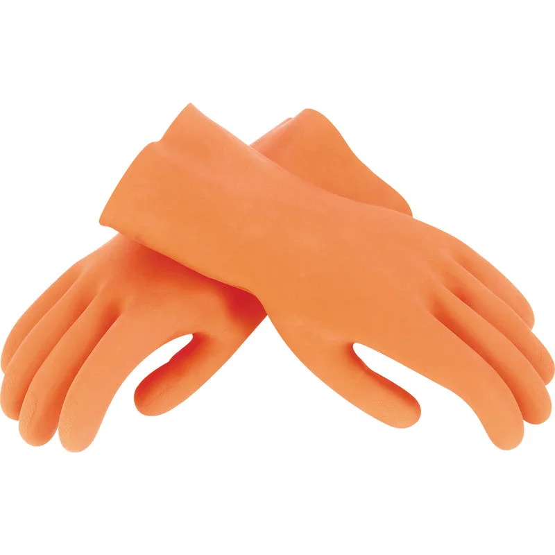 shearling gloves -  QEP Grouting Gloves Orange One Size Fits Most 1 pair