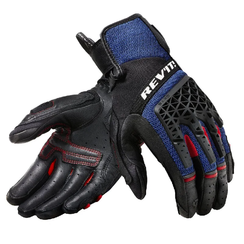 formal winter gloves -  Rev-It - Sand 4 Adventure Black/Navy Gloves