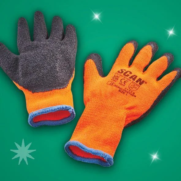 subzero gloves -  Scan Thermal Latex Gloves 3 Pairs