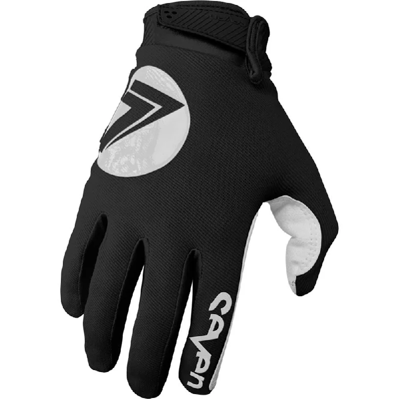 hand wash gloves -  Seven - 23.1 Annex 7 Dot Black Glove