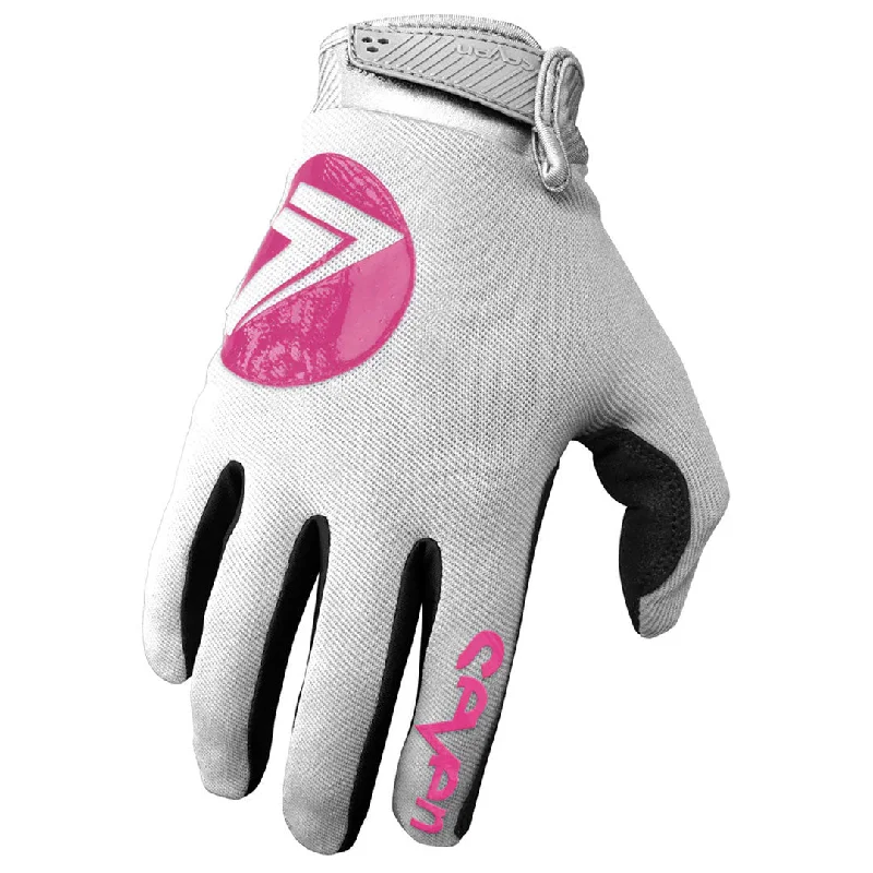 mesh gloves -  Seven - 23.2 Annex S2BRA Black/White/Pink Glove