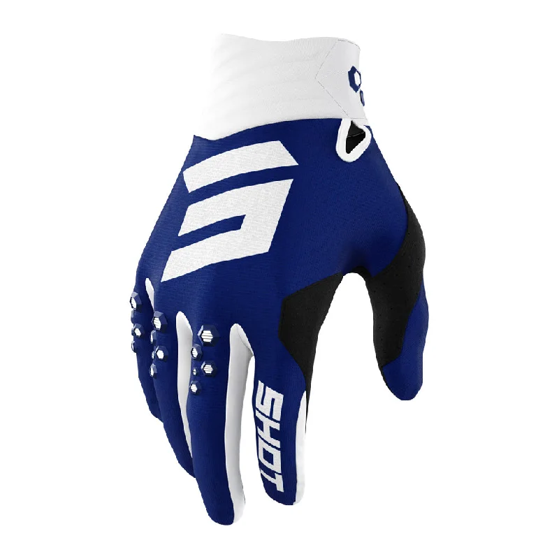 custom size gloves -  Shot - 2022 Contact Chase Blue/White Gloves