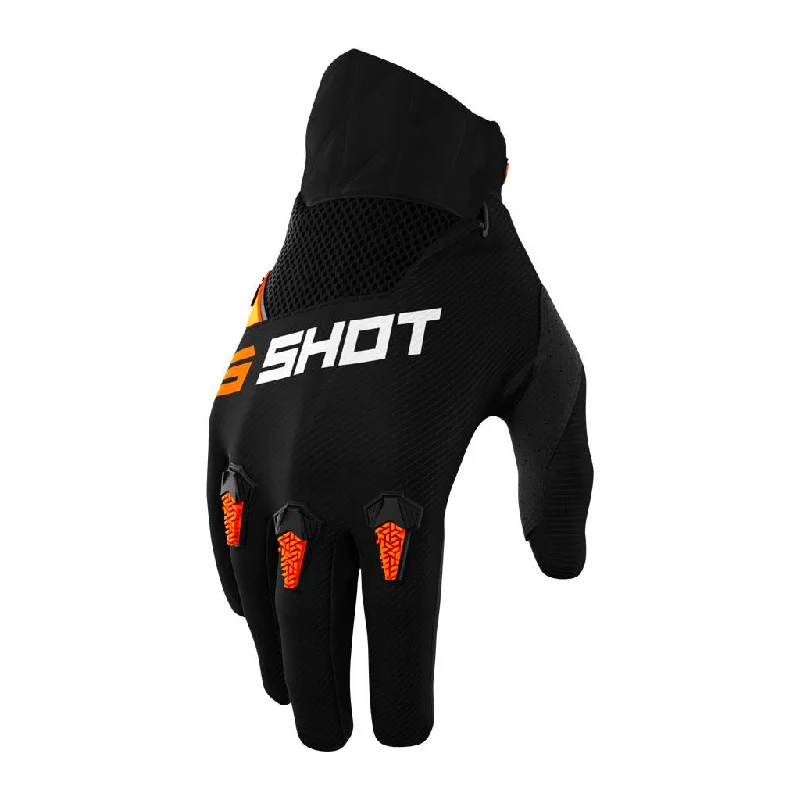 classic gloves -  Shot - 2022 Devo Roll Black/Orange Gloves