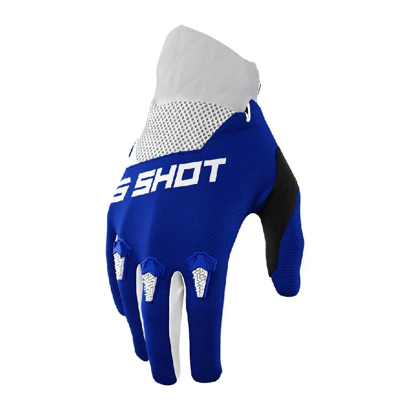 sheer gloves -  Shot - 2022 Devo Roll Blue/White Gloves