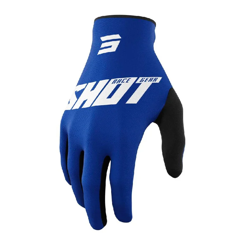 luxury winter gloves -  Shot - 2022 Raw Burst Black/Blue Gloves