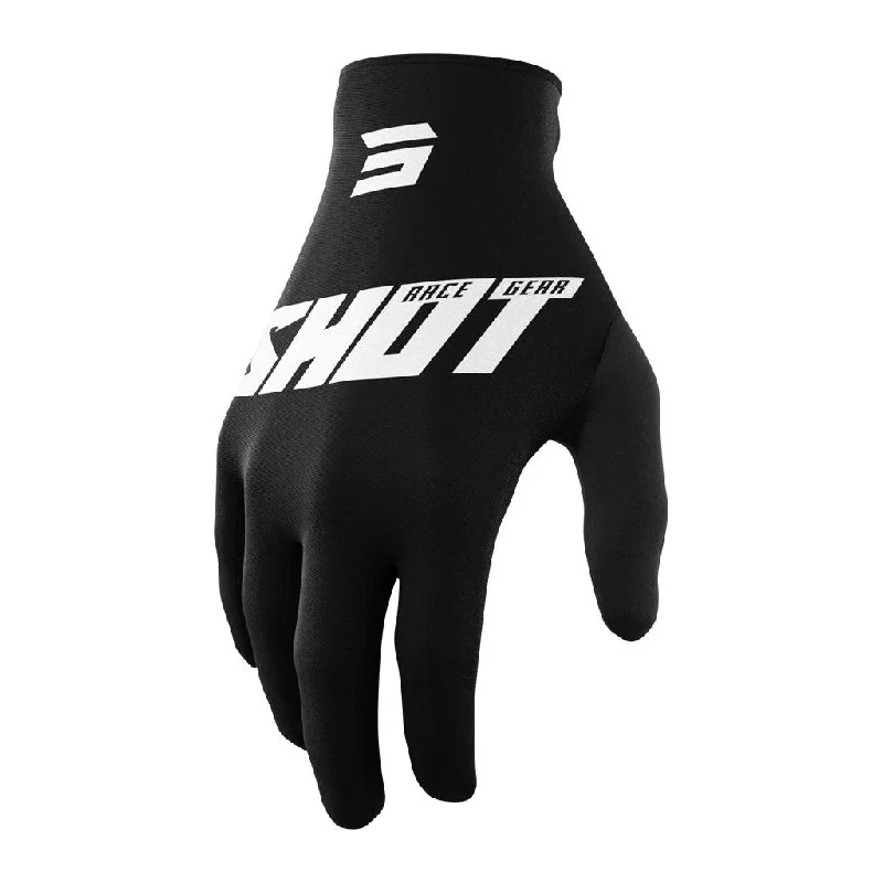 stylish gloves -  Shot - 2022 Raw Burst Black/White Gloves