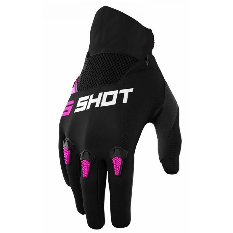 amateur sports gloves -  Shot - 2022 Youth Devo Versus Black/Pink Gloves