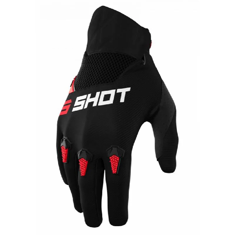 player sports gloves -  Shot - 2022 Youth Devo Versus Black/Red Gloves