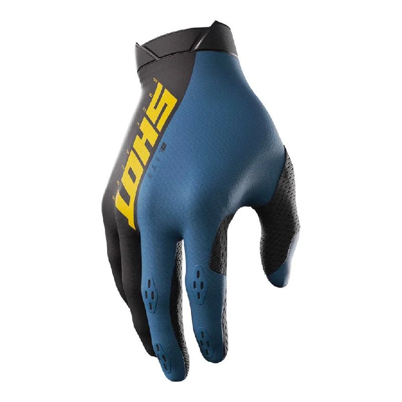 collectible gloves -  Shot - 2025 Lite Blue/Black Gloves