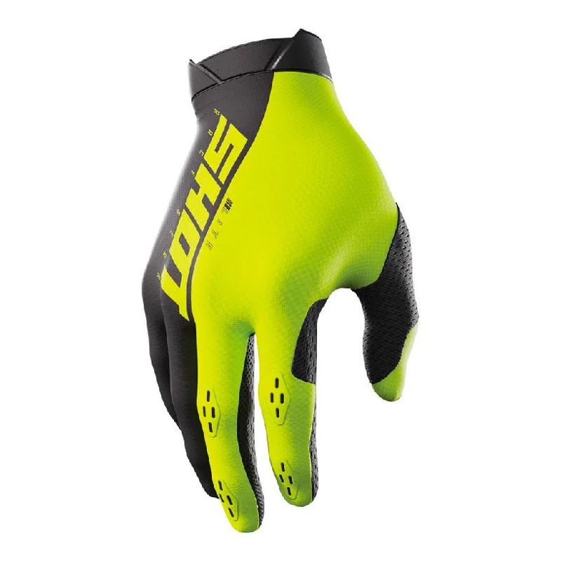 expert gloves -  Shot - 2025 Lite Yellow/Black Gloves