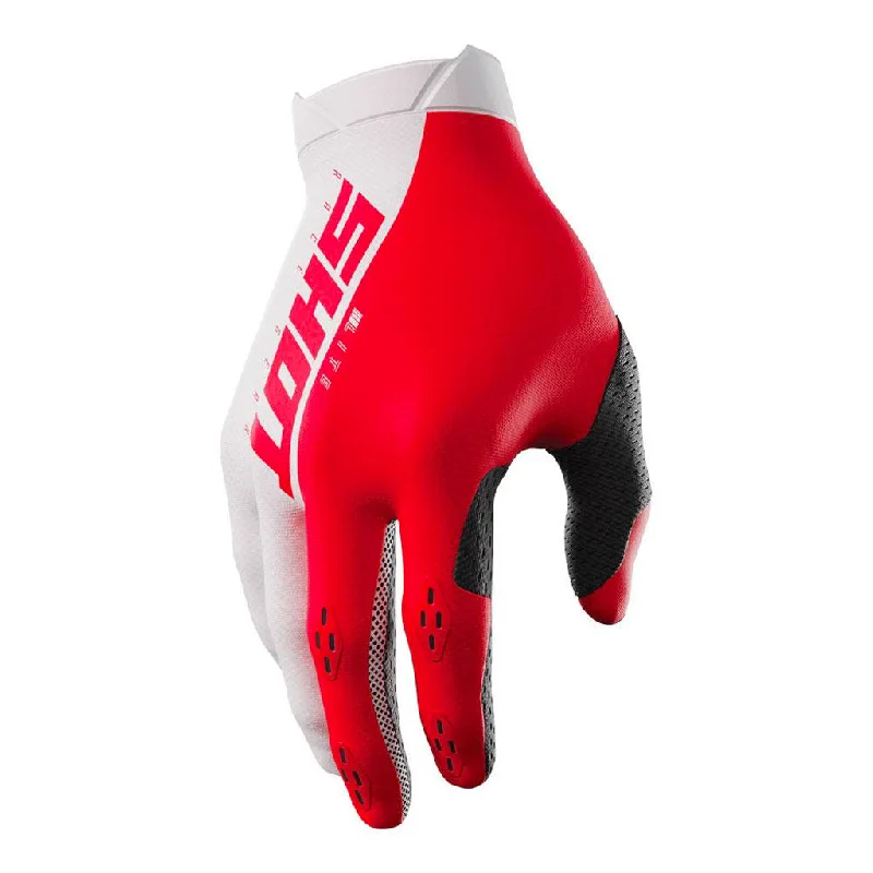 advanced gloves -  Shot - 2025 Lite Red/White Gloves