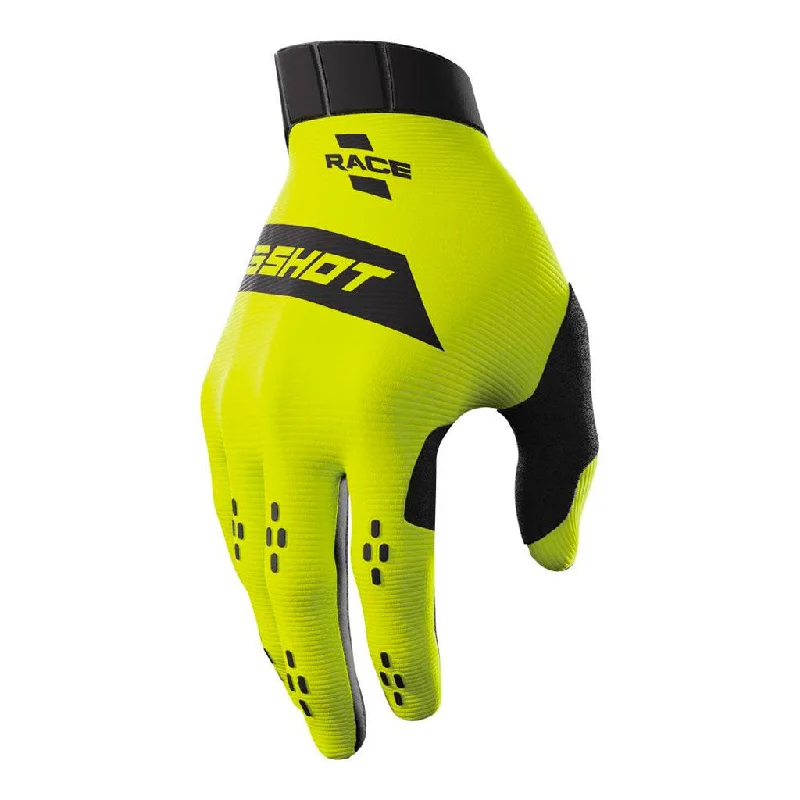 event gloves -  Shot - 2025 Race Yellow/Black Gloves