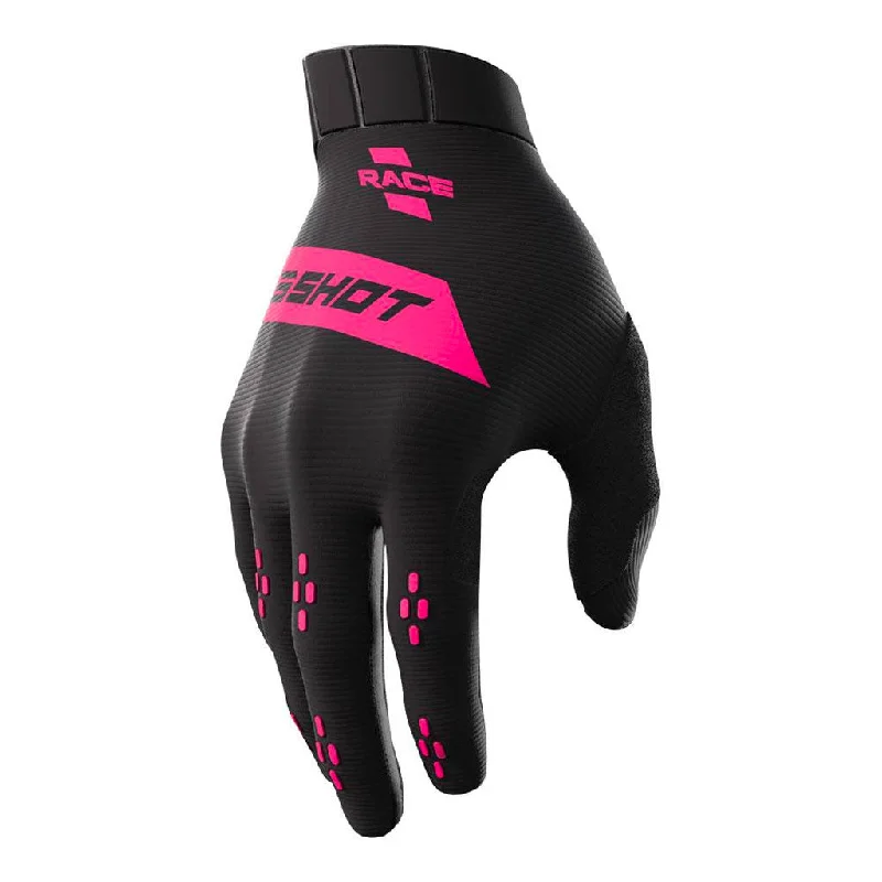 daily wear gloves -  Shot - 2025 Race Black/Pink Gloves