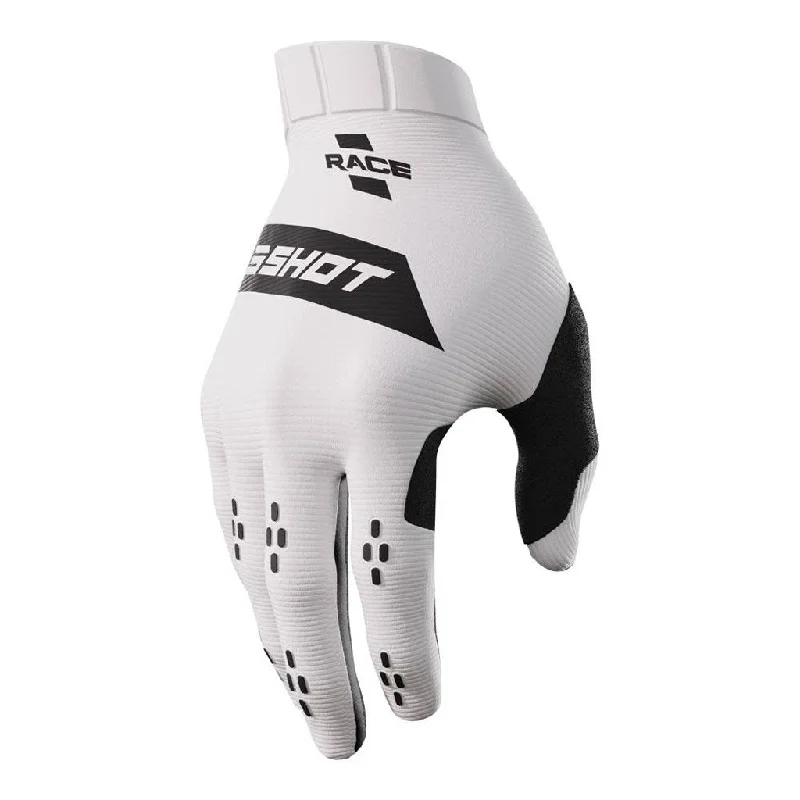 practical gloves -  Shot - 2025 Race White/Black Gloves