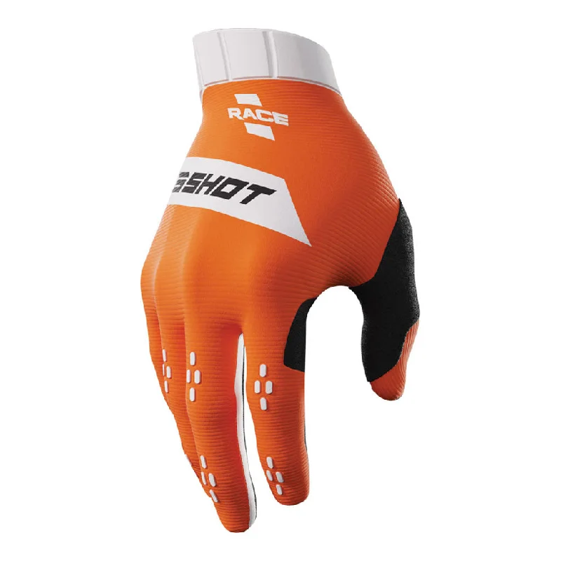 durable ski gloves -  Shot - 2024 Race Orange Gloves