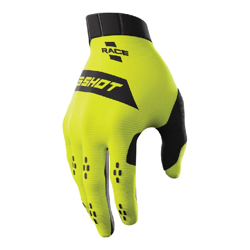 waterproof fleece gloves -  Shot - 2024 Race Yellow Gloves