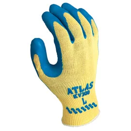 expert gloves -  SHOWA® Large ATLAS® KV300 10 Gauge DuPont™ Kevlar® Cut Resistant Gloves With Rubber Coated Palm