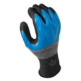 zero waste gloves -  SHOWA™ 13 Gauge Foam Nitrile Full Hand Coated Work Gloves With Knit Liner And Knit Wrist Cuff